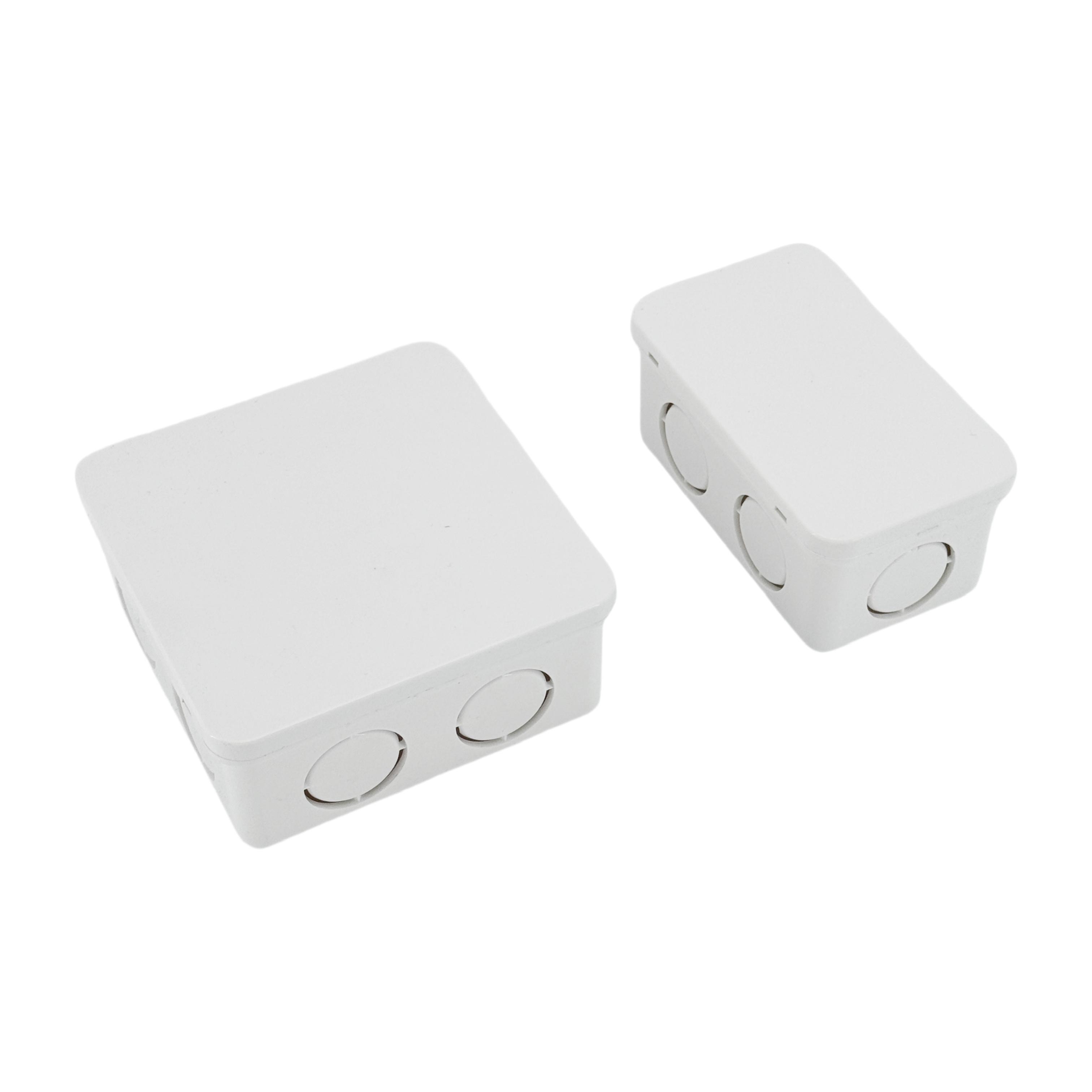 PVC过路盒防水中间盒明装分线箱阻燃过线盒泰标中东东南亚布线