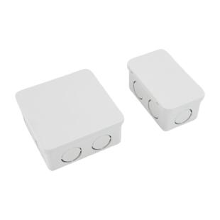 PVC过路盒防水中间盒明装分线箱阻燃过线盒泰标中东东南亚布线