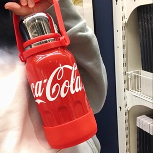 硅胶杯套可口可乐800ml850ml保温杯水杯水壶防摔防滑保护套