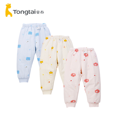 童泰纯棉薄棉保暖裤子长裤