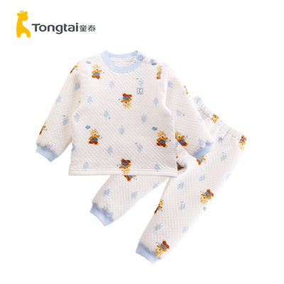 童泰秋冬纯棉加厚保暖内衣套装