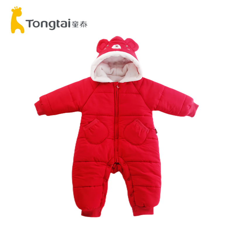 童泰冬季加厚抱服连体衣