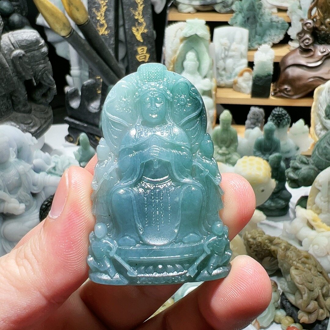 翡翠工厂清货妈祖