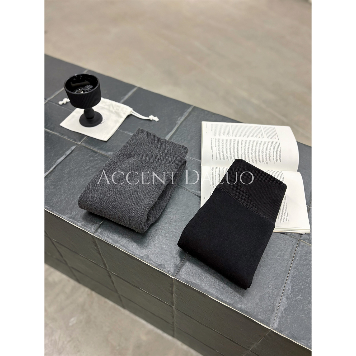 ACCENT DALUO亲肤保暖加绒加厚紧身显瘦微压百搭休闲打底裤女外穿