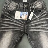 显瘦秋季 潮男长裤 复古微喇牛仔裤 纪璇现货cleanfit黑牛3.0美式