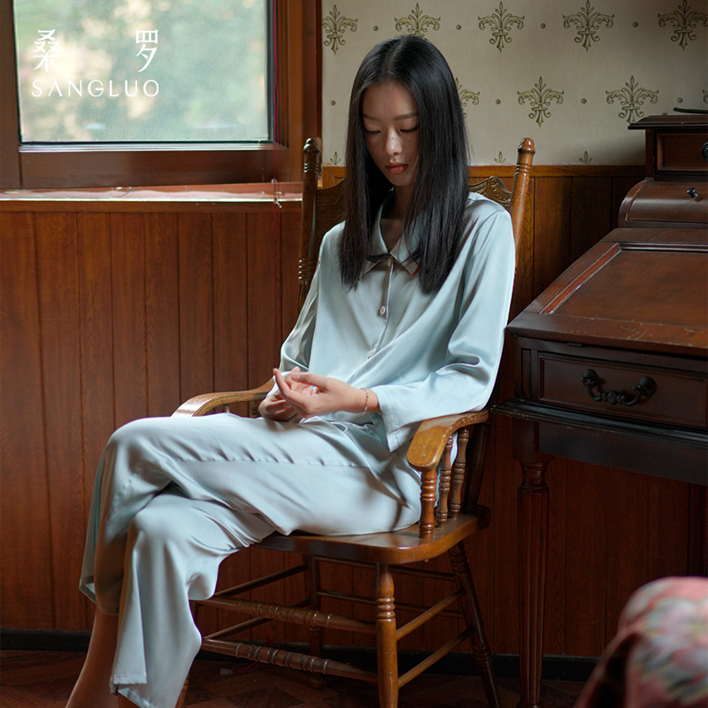 超柔软』100%桑蚕丝真丝睡衣套装