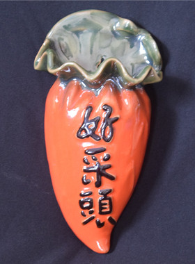 招财挂壁陶瓷石湾公仔礼物工艺品