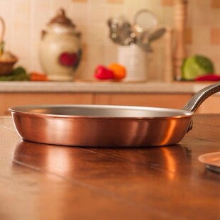 现货 FALK CULINAIR 特厚紫铜锅平底煎锅牛排煎锅 比利时产
