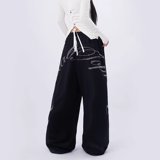 银蛇速干伞兵冲锋裤男街舞运动工装裤休闲阔腿裤子夏薄款K8096P55，女装休闲裤，星座1013-2