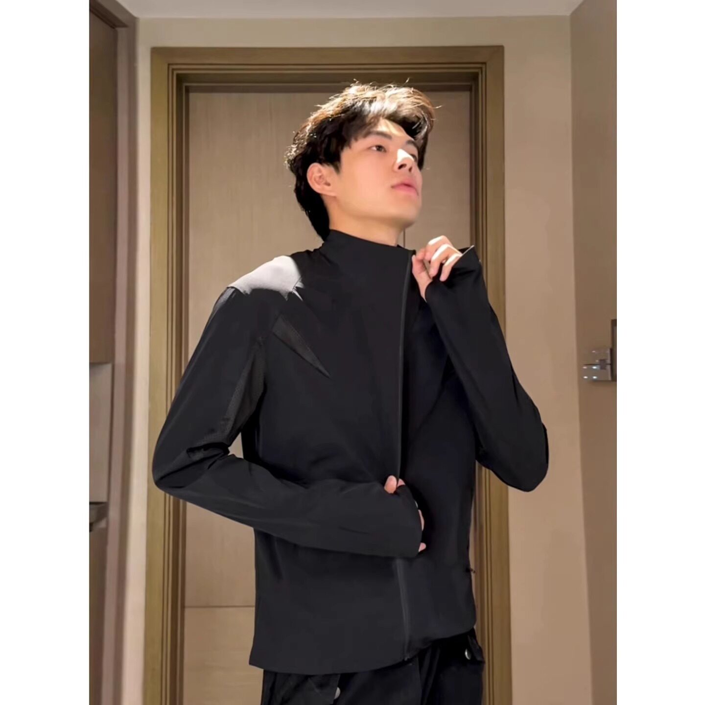 原纱轻薄防晒衣男夏季薄款冰丝速干干外套正肩立领夹克F82P45，男装防晒衣，星座1013-2