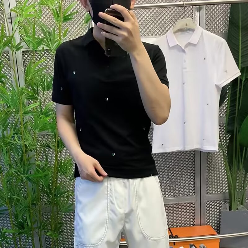夏季新品短袖男女同款刺绣休闲宽松时尚百搭时尚T恤半袖潮T346P35,男装T恤,星座1013-2