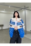 美式可拆式机车服外套男ins潮牌高街嘻哈情侣棒球服夹克JK380P55，男装夹克，星座1013-2