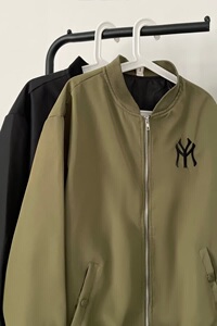 复古工装飞行员夹克男女春秋季款潮牌宽松情侣棒球服外套JK364P50图片