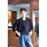 小众解构短款垫肩外套男秋季高级感痞帅美式休闲行政夹克JK673P60，男装夹克，星座1013-2