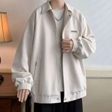 外套男美式春秋高级痞帅炸街棒球服潮牌宽松休闲翻领夹克JK302P65，男装夹克，星座1013-2