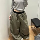 户外工装裤男士夏季薄款宽松大码痞帅潮牌美式阔腿裤K8133P50，男装休闲裤，星座1013-2