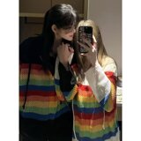 原宿时尚ins慵懒流行文艺潮流百搭日系简约气质新款卫衣W622P50，男装针织衫/毛衣，星座1013-2