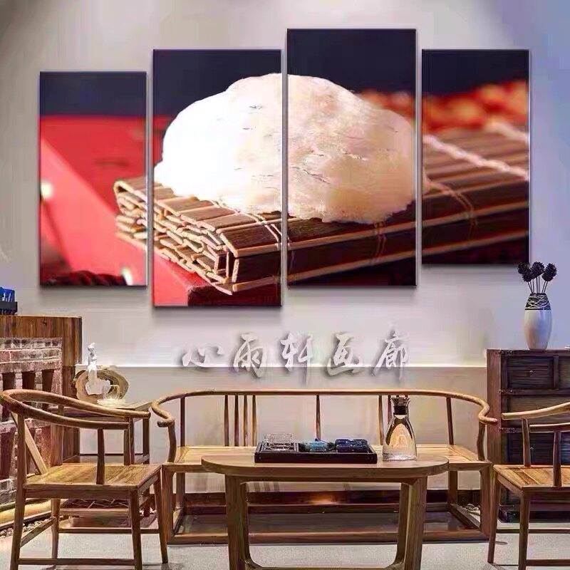 中医药房装饰画炖品店墙面燕窝功效介绍挂画药材店滋补品海报壁画