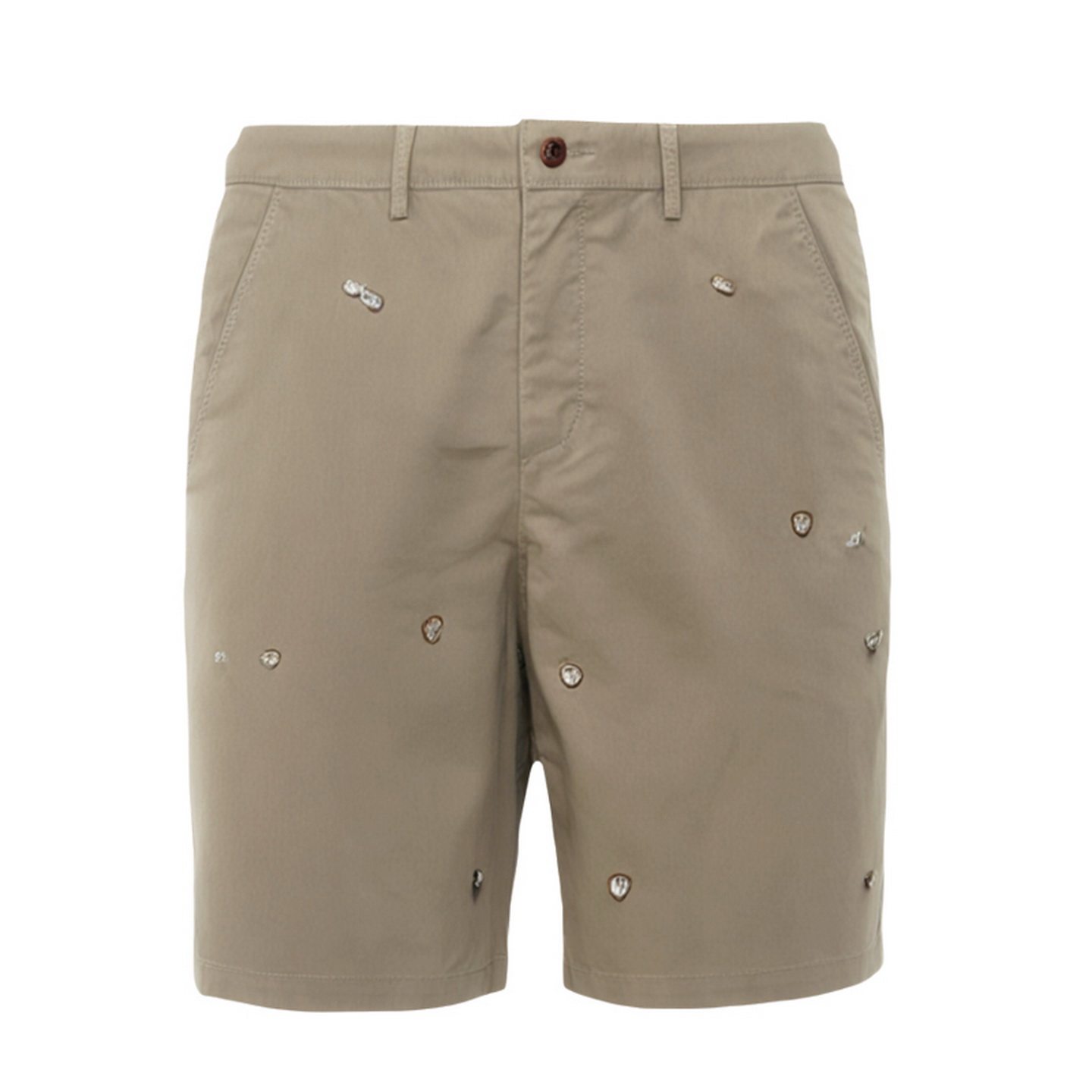 SAN KELLOFF 男士休闲短裤纯色百搭修身小脚夏季新款商务品牌过膝