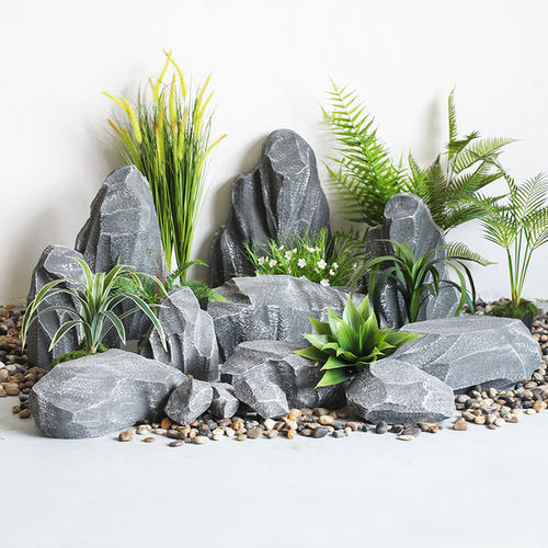 仿真泡沫石头摆件园林假石头