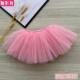 儿童舞蹈纱裙女童半身裙短裙跳舞芭蕾舞舞裙裙练功服白色裙子