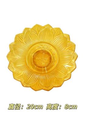 供果果盘家用寺庙陶瓷贡盘财神爷上供水果盘佛堂前供佛的盘子全套