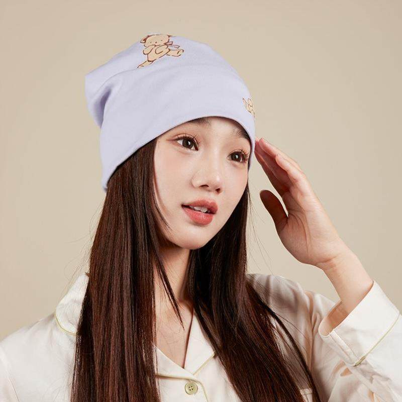 月子帽产后春秋冬季棉产妇头巾大头坐月子妈妈孕妇发带加厚帽子