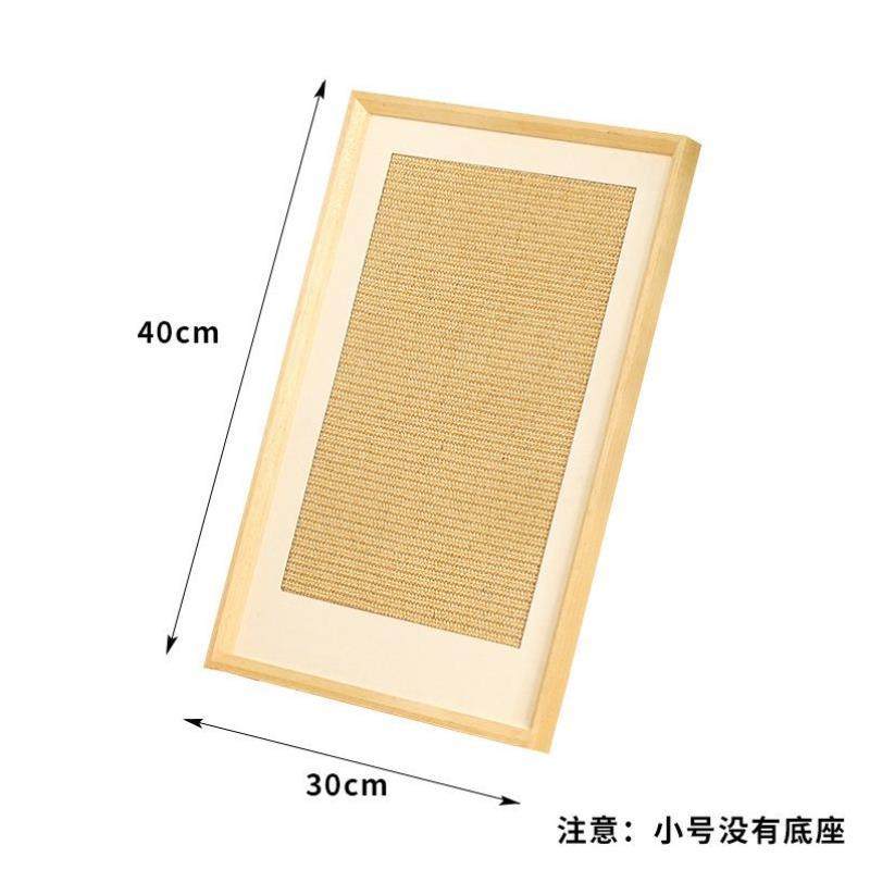 装饰画猫抓板全剑麻垫立式可贴墙实木耐磨不掉屑特大号耐抓猫爪板,宠物/宠物食品及用品,猫抓板,淘宝优惠券,粉丝福利购,淘宝优惠卷