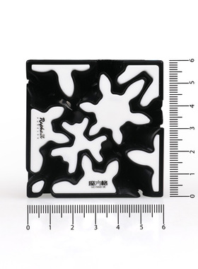 奇艺疯狂齿轮魔方黑色贴片魔方格异形魔方玩具儿童男孩速拧手速