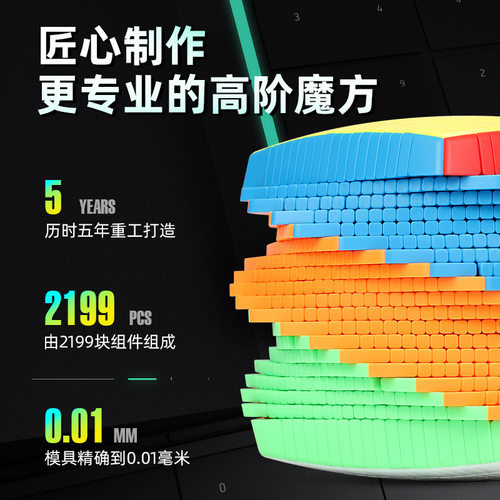 圣手19阶彩色免贴纸高阶面包形