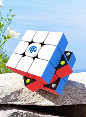 正品gan356m三阶魔方磁力干智能竞速比赛专用高端送礼益智玩具