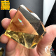 方块状颜色未优化 天然黄晶原石打磨 姜黄色 黄水晶摆件 一物一图