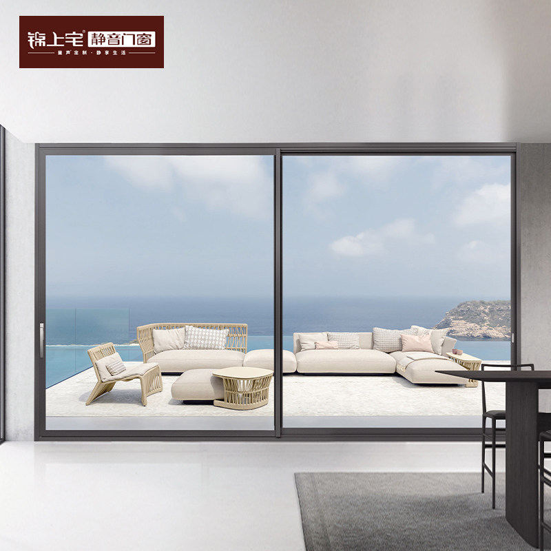 132断桥铝系统门窗铝合金封阳台平开窗隔音窗户阳光房玻璃