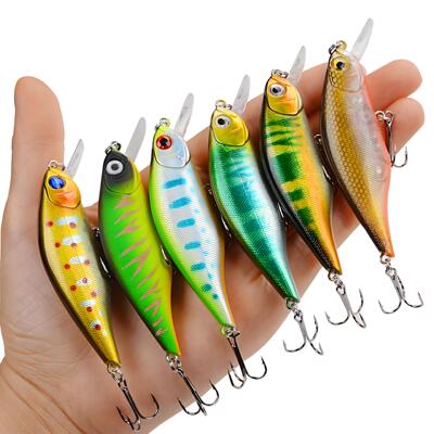 正品路亚远投浮水米诺鱼饵minnow9.2CM/11.8G远投镭射反光路亚饵