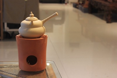 水木长葫芦砂銚 白泥手工煮茶壶 潮州手拉玉书煨 炭炉电炉煮茶壶