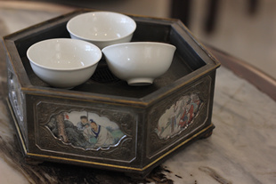 草木灰釉功夫茶杯 潮州反口蛋壳小杯子 老工夫茶杯 单丛茶器复古