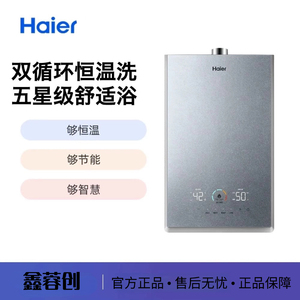 Haier/海尔 JSQ31-16KL7SFPAGU1 双循环燃气热水器 水伺服 增压款