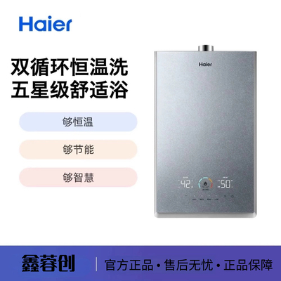 Haier/海尔 JSQ31-16KL7SFPAGU1 双循环燃气热水器 水伺服 增压款