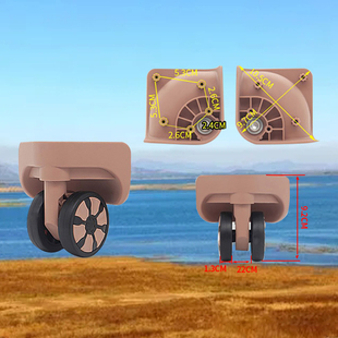 配件拉杆箱行李箱中泰811万向轮8810轮子旅行箱XM-6滚滑轮替换138