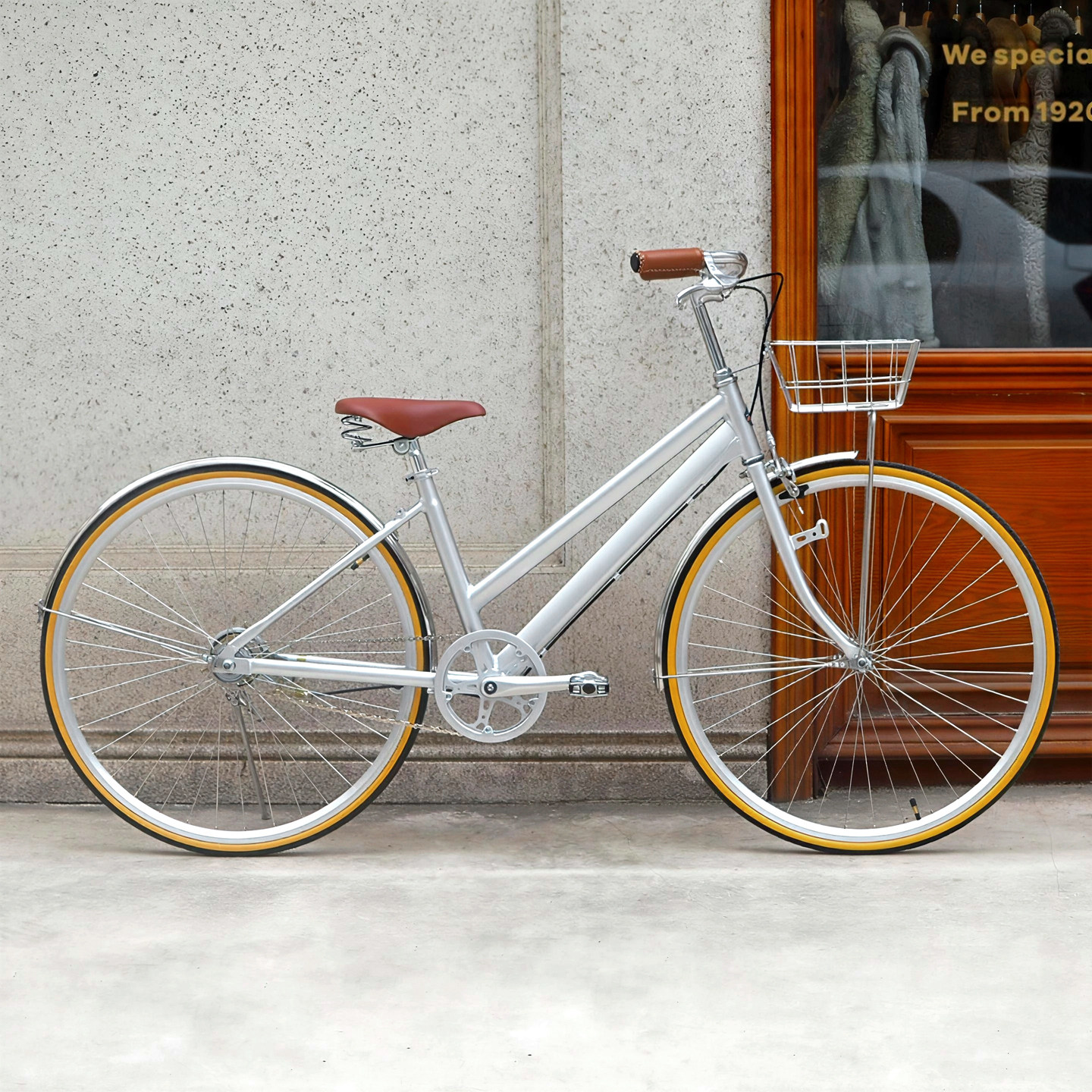 DayDayBike斜梁26寸铝合金复古自行车男女式轻便城市轻巧代步通勤