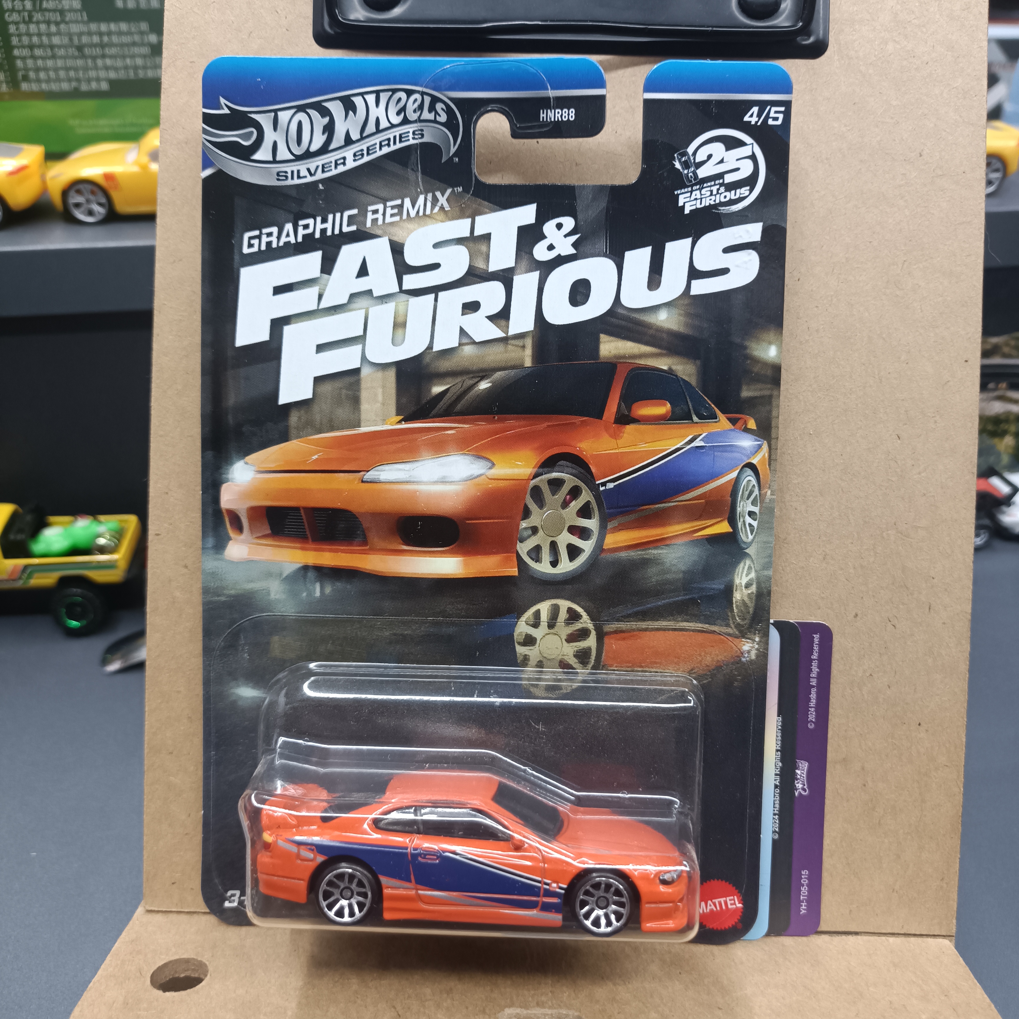 thumbnail for Hot Wheels Car Culture Hotwheels Fast and Furious Series Alloy Car Model Hnr88