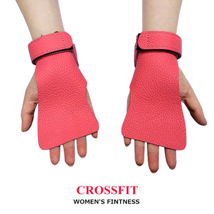 女生护手掌单杠crossfit牛皮护掌健身手套引体向上助力带进口牛皮