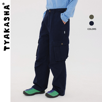 TYAKASHA塔卡沙男女情侣款裤子2025冬季新款工作装休闲裤