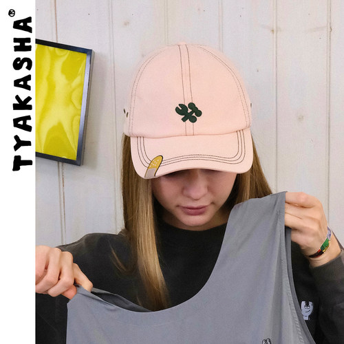 TYAKASHA 塔卡沙*HARDWARE联名系列 米色鸭舌帽