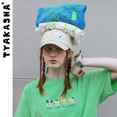 TYAKASHA塔卡沙短袖上衣2025新款情侣款半袖T恤休闲宽松T