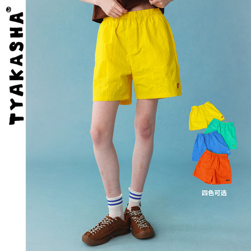 TYAKASHA塔卡沙男女情侣款裤子2026夏季新款短裤百搭宽松裤子