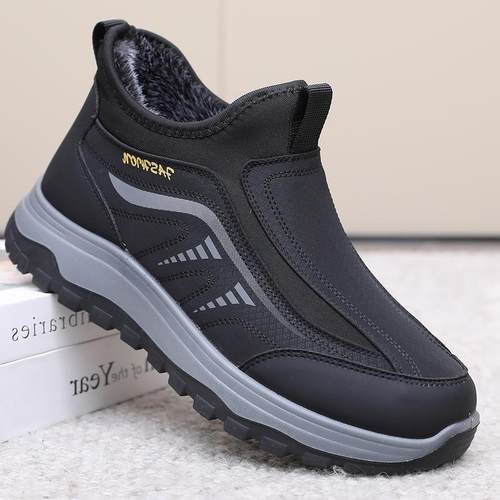 冬季老北京布鞋中老年加绒保暖