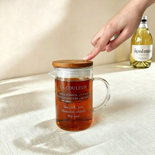 飘逸杯玻璃泡茶壶一键茶水分离杯