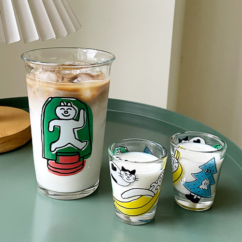 日式清酒杯子套装玻璃烧酒杯