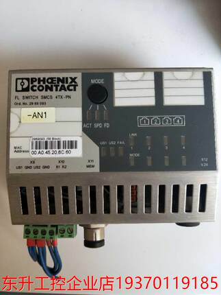 拆机正品 菲尼克斯  FL SWITCH SMCS 4TX-PN 2989093实物拍摄现货